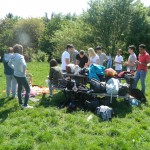 Das Picknick hat begonnen.