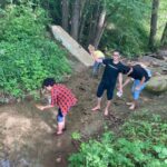 Tümpeln im Halterbach